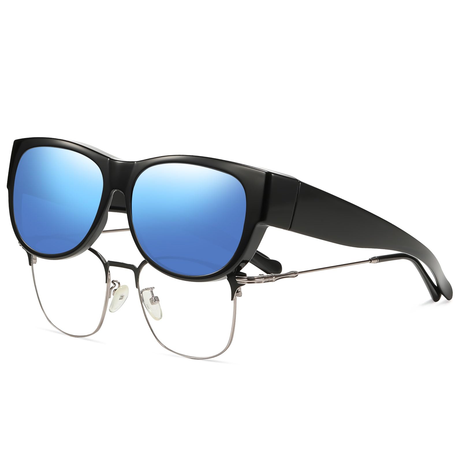 HAOLOTA Cat Eye Sunglasses for Women Polarized Sunglasses Wear Over Glasses SG0173