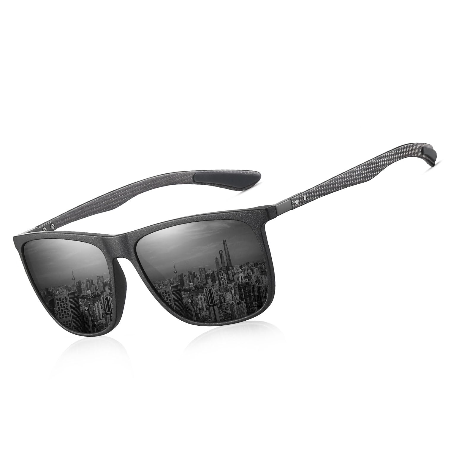 HAOLOTA Polarized Sunglasses for Men Ultralight Carbon Fiber UV400 Protection SG8001