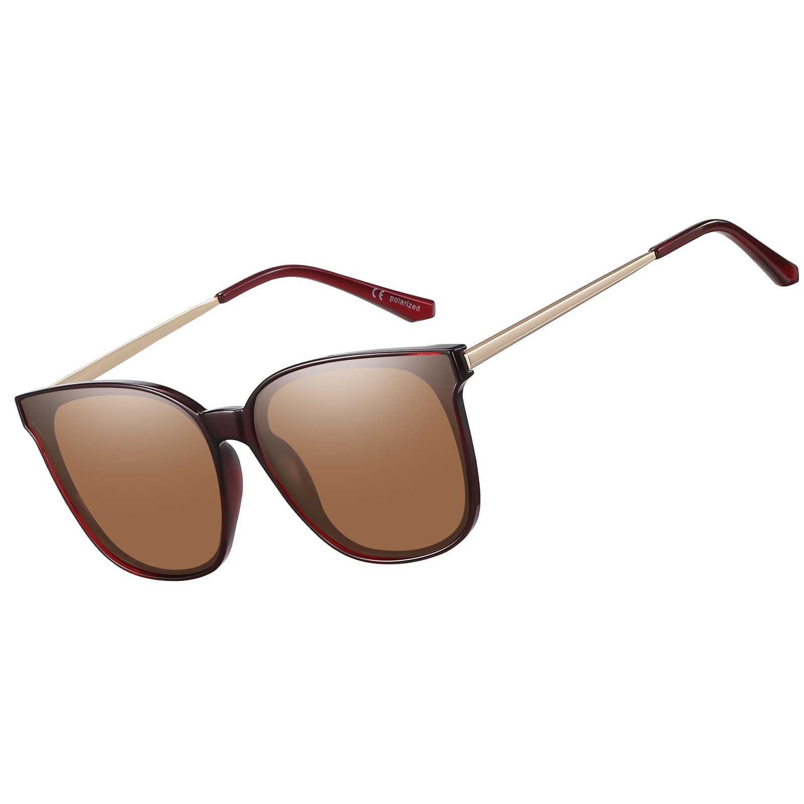 HAOLOTA Women’s Cat Eye Sunglasses Metal Frame with Fashion Shades SG1066