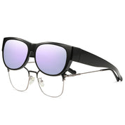 HAOLOTA Cat Eye Sunglasses for Women Polarized Sunglasses Wear Over Glasses SG0173