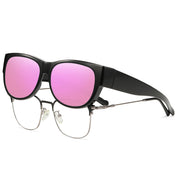 HAOLOTA Cat Eye Sunglasses for Women Polarized Sunglasses Wear Over Glasses SG0173