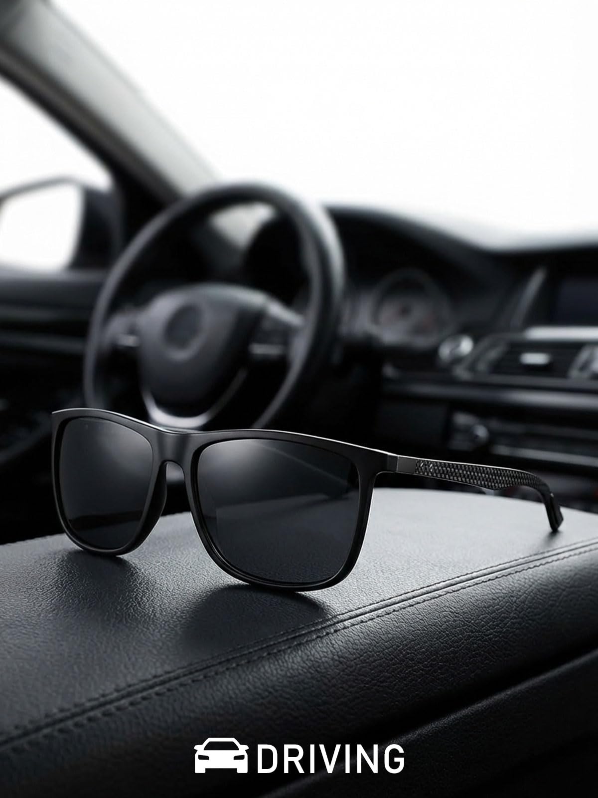 HAOLOTA Polarized Sunglasses for Men Ultralight Carbon Fiber UV400 Protection SG8001
