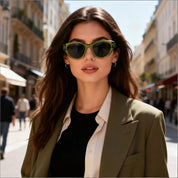 HAOLOTA Polarized Fit Over Sunglasses for Women Cat Eye for Prescription Glasses SG0171