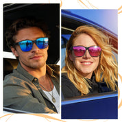 HAOLOTA Fit-Over Sunglasses Polarized for Men Square Shades UV400 Protection SG0174M
