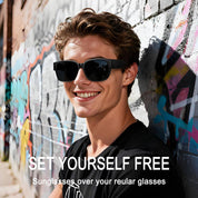 HAOLOTA 3pcs Polarized Fit Over Glasses Sunglasses Men Women UV400 Protection SG1824-3P