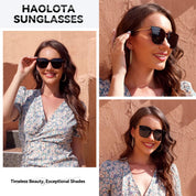 HAOLOTA Women’s Cat Eye Sunglasses Metal Frame with Fashion Shades SG1066