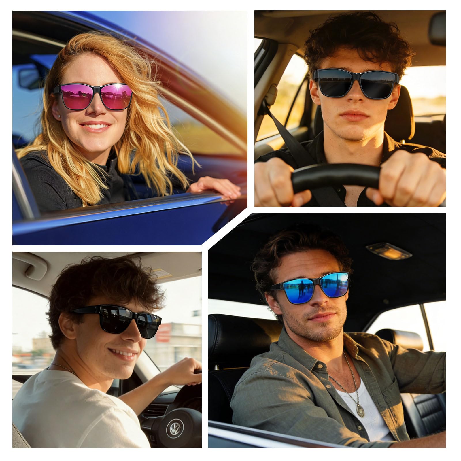 HAOLOTA Fit-Over Sunglasses-Polarized for Men Square Shades Oversized SG0174L