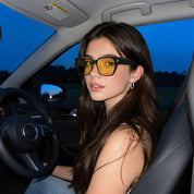 HAOLOTA Polarized Night Vision Driving Glasses for Women Fit over Eyeglasses Anti Glare NV0512