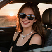 HAOLOTA 2pcs Classic Round Polarized Sunglasses for Women Men Lightweight SG8081-2P