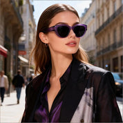 HAOLOTA Polarized Fit Over Sunglasses for Women Cat Eye for Prescription Glasses SG0171