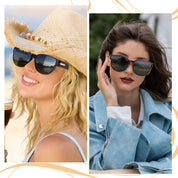 HAOLOTA Cat Eye Sunglasses for Prescription Glasses Women TR90 Lightweight SG0189