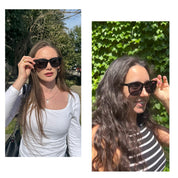 HAOLOTA 2pcs Classic Round Polarized Sunglasses for Women Men Lightweight SG8081-2P