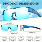 HAOLOTA Cycling Sunglasses Over Glasses for Men Outdoors UV Protection SG0191