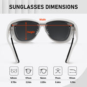HAOLOTA Women's Polarized Fit Over Sunglasses with RhinestoneUV400 Protection SG0107