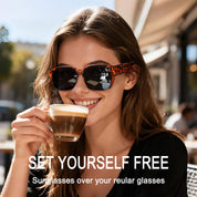 HAOLOTA 3pcs Polarized Fit Over Glasses Sunglasses Men Women UV400 Protection SG1824-3P