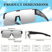 HAOLOTA Cycling Sunglasses Over Glasses for Men Outdoors UV Protection SG0191