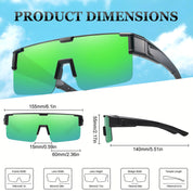HAOLOTA Cycling Sunglasses Over Glasses for Men Outdoors UV Protection SG0191