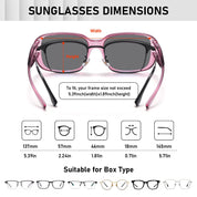 HAOLOTA Polarized Sunglasses Over Glasses Women Trendy Small Shapes  SG0513