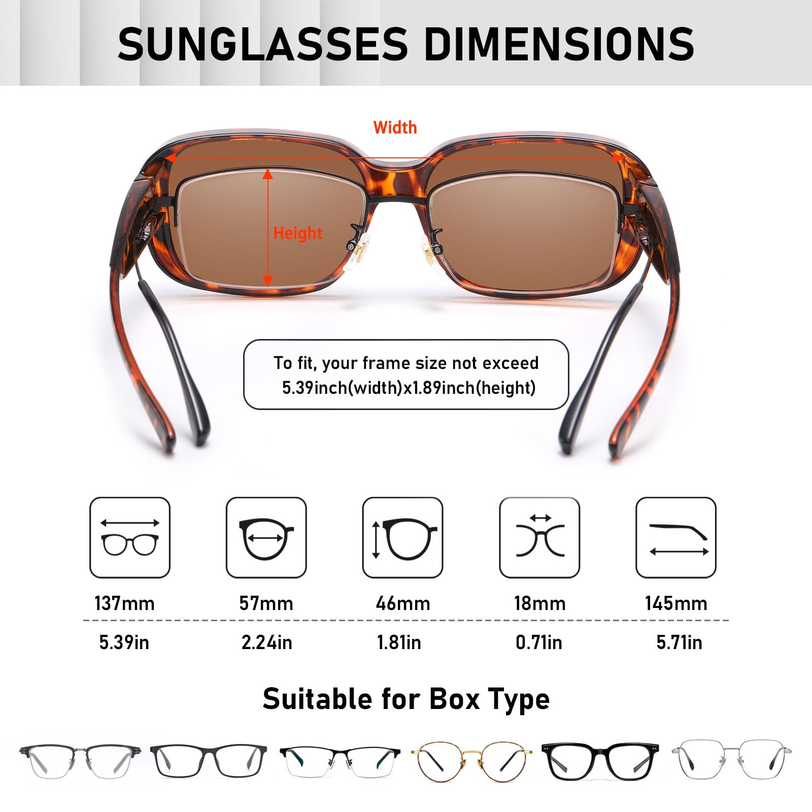 HAOLOTA Polarized Sunglasses Over Glasses Women Trendy Small Shapes  SG0513