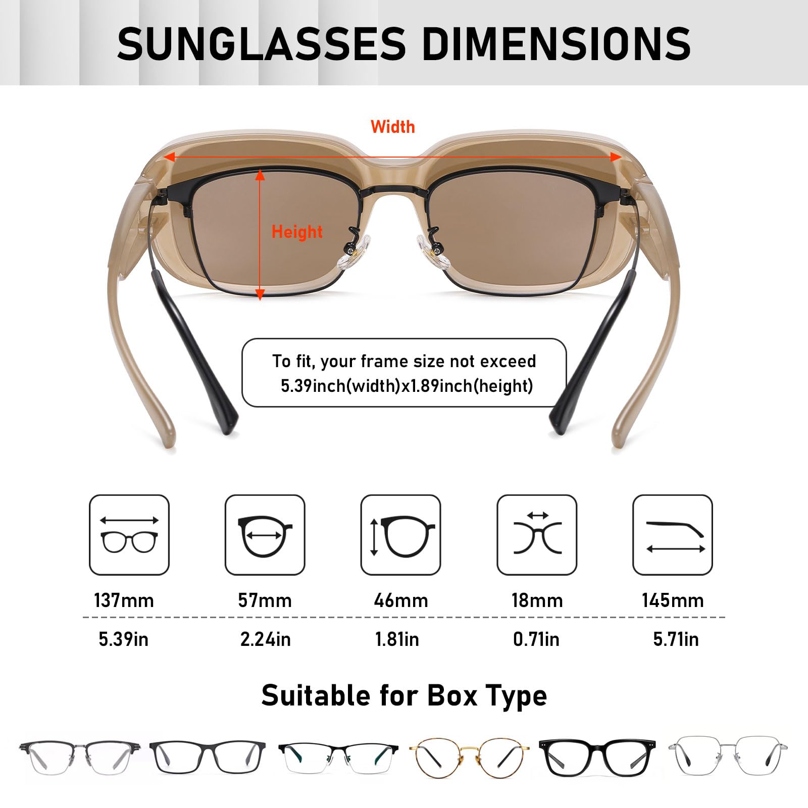 HAOLOTA Polarized Sunglasses Over Glasses Women Trendy Small Shapes  SG0513