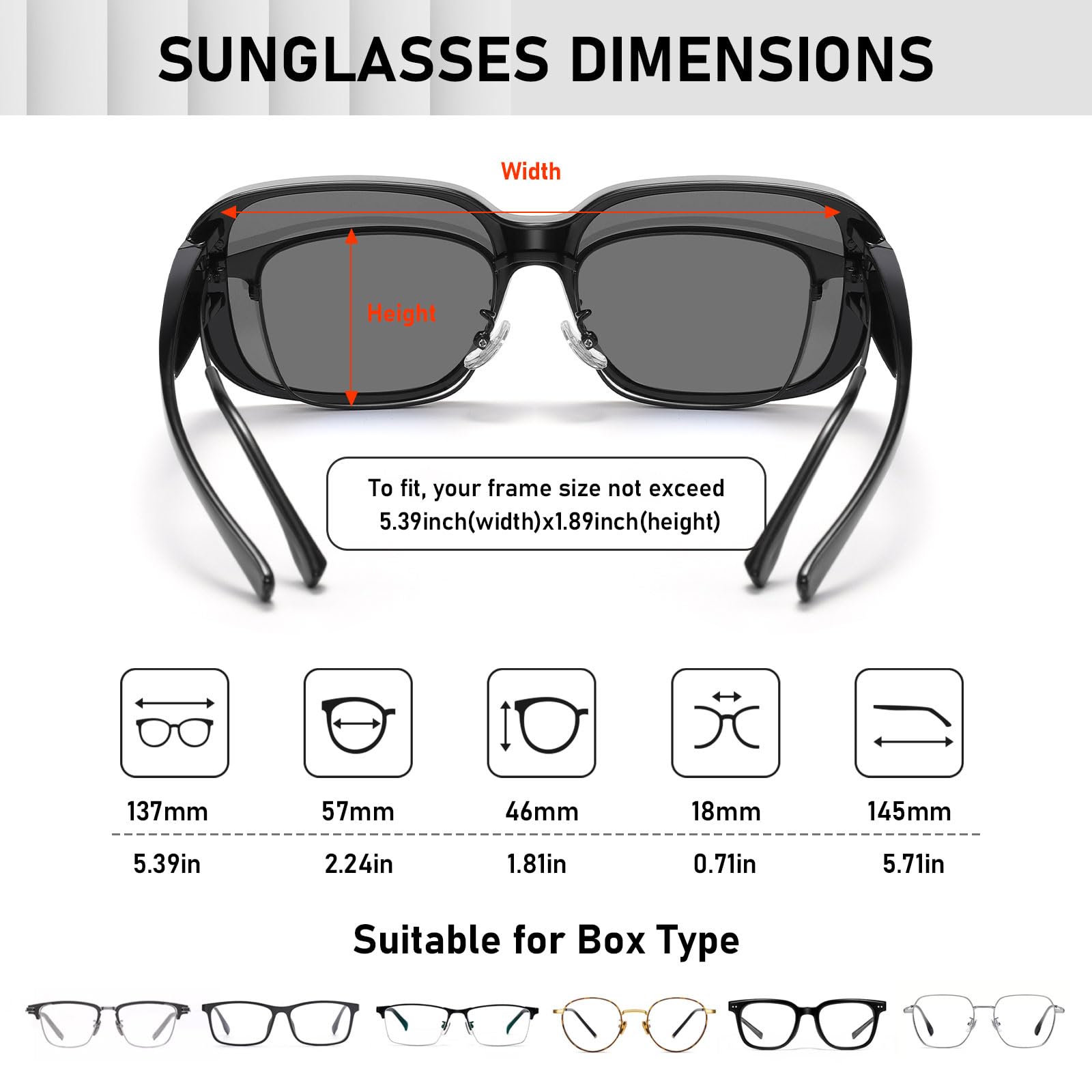 HAOLOTA Polarized Sunglasses Over Glasses Women Trendy Small Shapes  SG0513