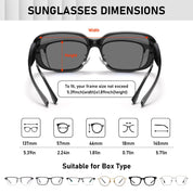 HAOLOTA Polarized Sunglasses Over Glasses Women Trendy Small Shapes  SG0513