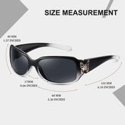 HAOLOTA Women's Polarized Sunglasses - Fashionable Butterfly Design SG0012