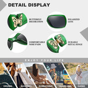 HAOLOTA Women's Polarized Sunglasses - Fashionable Butterfly Design SG0012