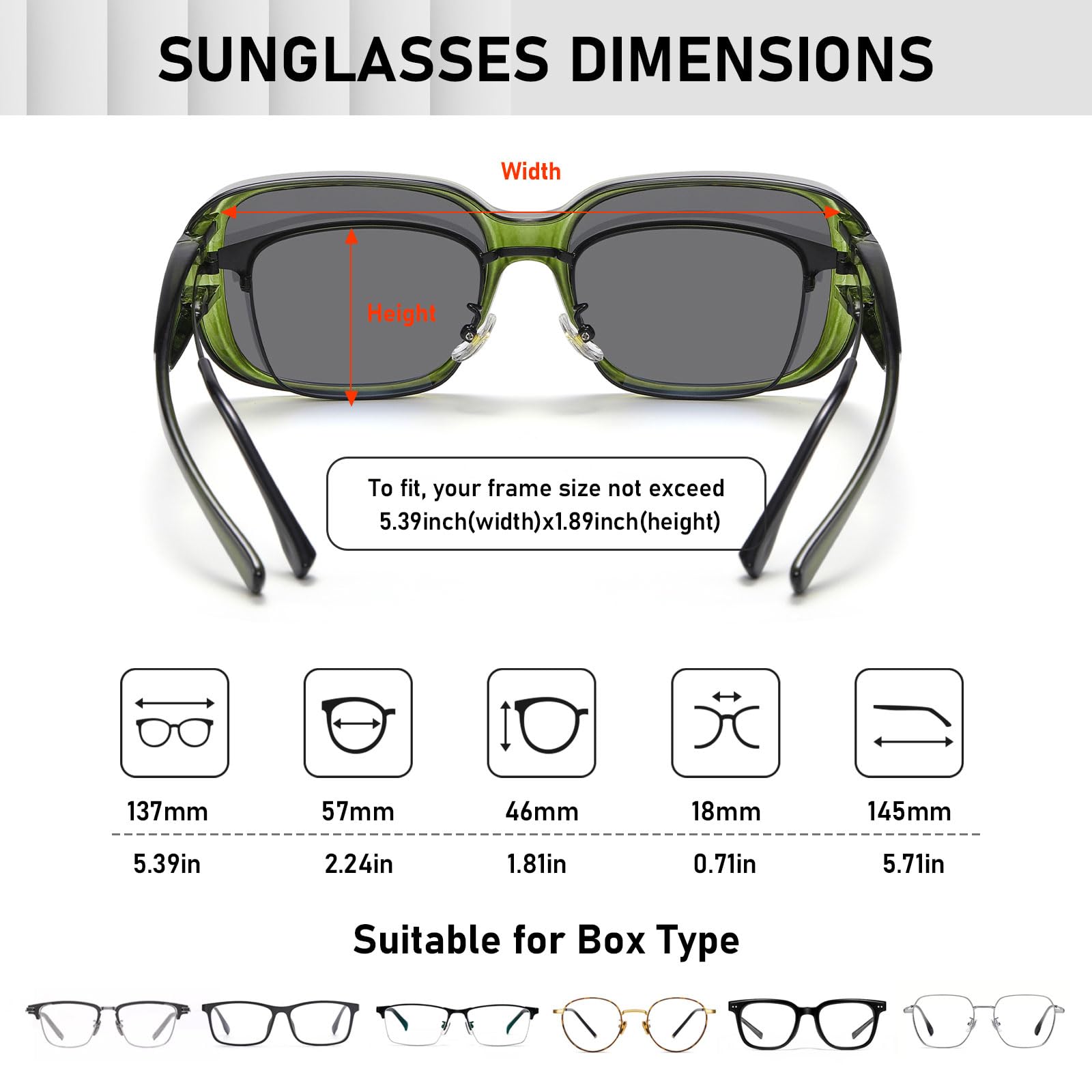 HAOLOTA Polarized Sunglasses Over Glasses Women Trendy Small Shapes  SG0513