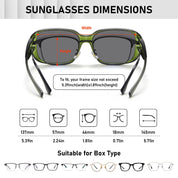 HAOLOTA Polarized Sunglasses Over Glasses Women Trendy Small Shapes  SG0513