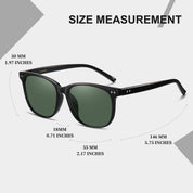 HAOLOTA 2pcs Classic Round Polarized Sunglasses for Women Men Lightweight SG8081-2P