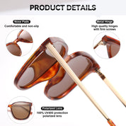 HAOLOTA Women’s Cat Eye Sunglasses Metal Frame with Fashion Shades SG1066
