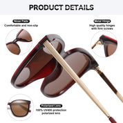 HAOLOTA Women’s Cat Eye Sunglasses Metal Frame with Fashion Shades SG1066