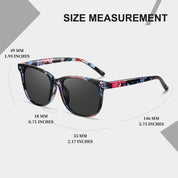 HAOLOTA 2pcs Classic Round Polarized Sunglasses for Women Men Lightweight SG8081-2P
