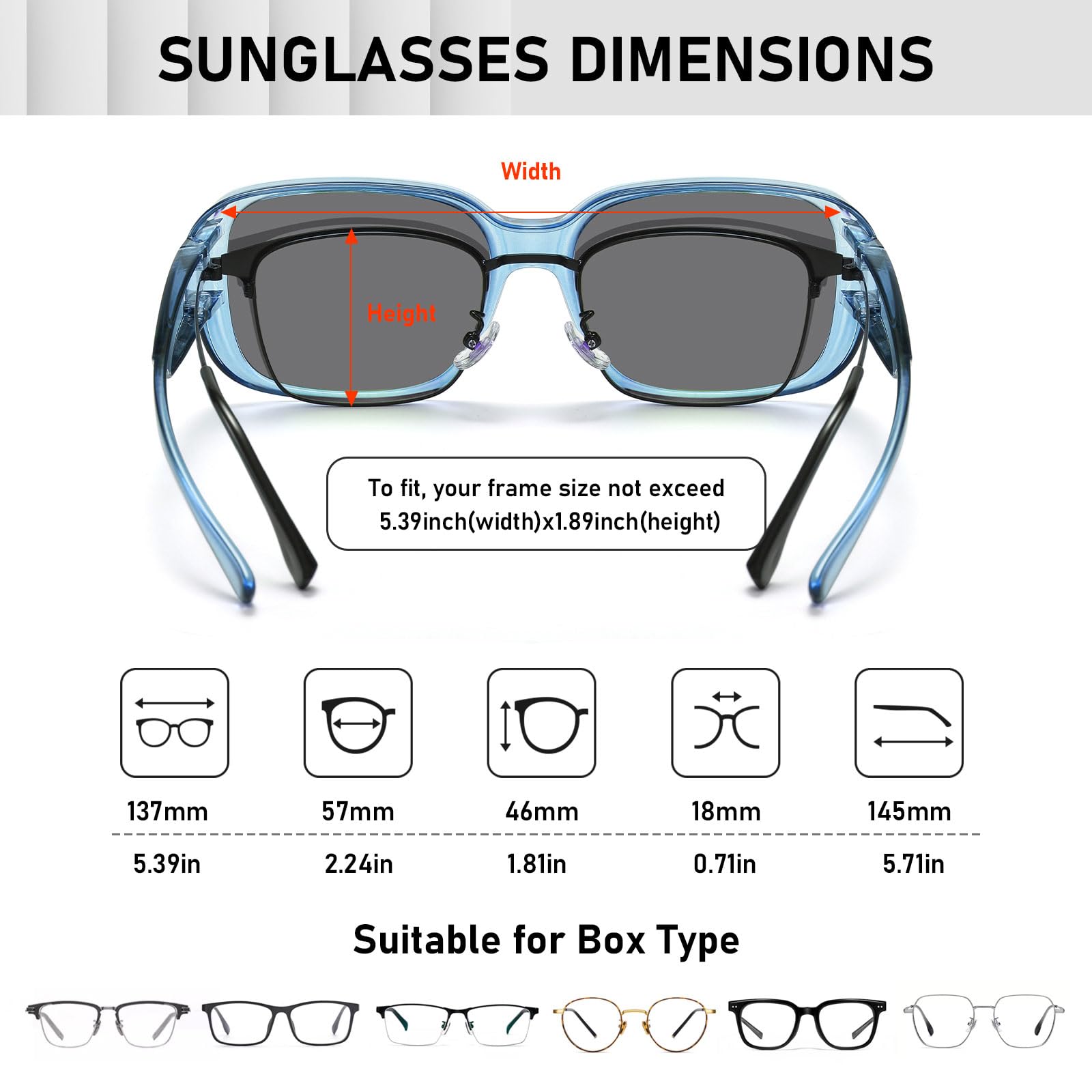 HAOLOTA Polarized Sunglasses Over Glasses Women Trendy Small Shapes  SG0513