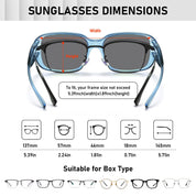 HAOLOTA Polarized Sunglasses Over Glasses Women Trendy Small Shapes  SG0513
