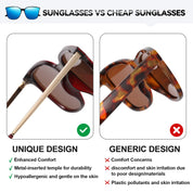 HAOLOTA Women’s Cat Eye Sunglasses Metal Frame with Fashion Shades SG1066