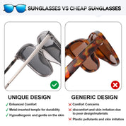 HAOLOTA Women’s Cat Eye Sunglasses Metal Frame with Fashion Shades SG1066