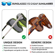HAOLOTA Women’s Cat Eye Sunglasses Metal Frame with Fashion Shades SG1066