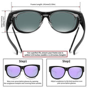 HAOLOTA Cat Eye Sunglasses for Women Polarized Sunglasses Wear Over Glasses SG0173