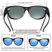 HAOLOTA Cat Eye Sunglasses for Women Polarized Sunglasses Wear Over Glasses SG0173