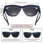 HAOLOTA Cat Eye Sunglasses for Women Polarized Sunglasses Wear Over Glasses SG0173