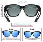 HAOLOTA Cat Eye Sunglasses Over Glasses SG0179
