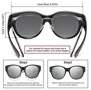 HAOLOTA Cat Eye Sunglasses Over Glasses SG0179