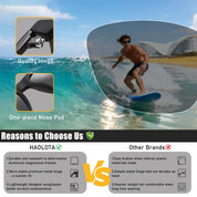 HAOLOTA Polarized Sunglasses for Men Ultralight Carbon Fiber UV400 Protection SG8001