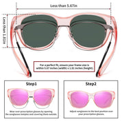 HAOLOTA Cat Eye Sunglasses Over Glasses SG0179