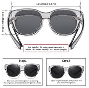 HAOLOTA Cat Eye Sunglasses Over Glasses SG0179