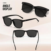 HAOLOTA 2pcs Classic Round Polarized Sunglasses for Women UV400 Protection SG1825-2P
