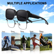 HAOLOTA Polarized Sunglasses Over Glasses Women Trendy Small Shapes  SG0513