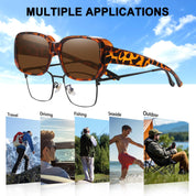 HAOLOTA Polarized Sunglasses Over Glasses Women Trendy Small Shapes  SG0513